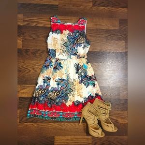 Dressbarn paisley dress
